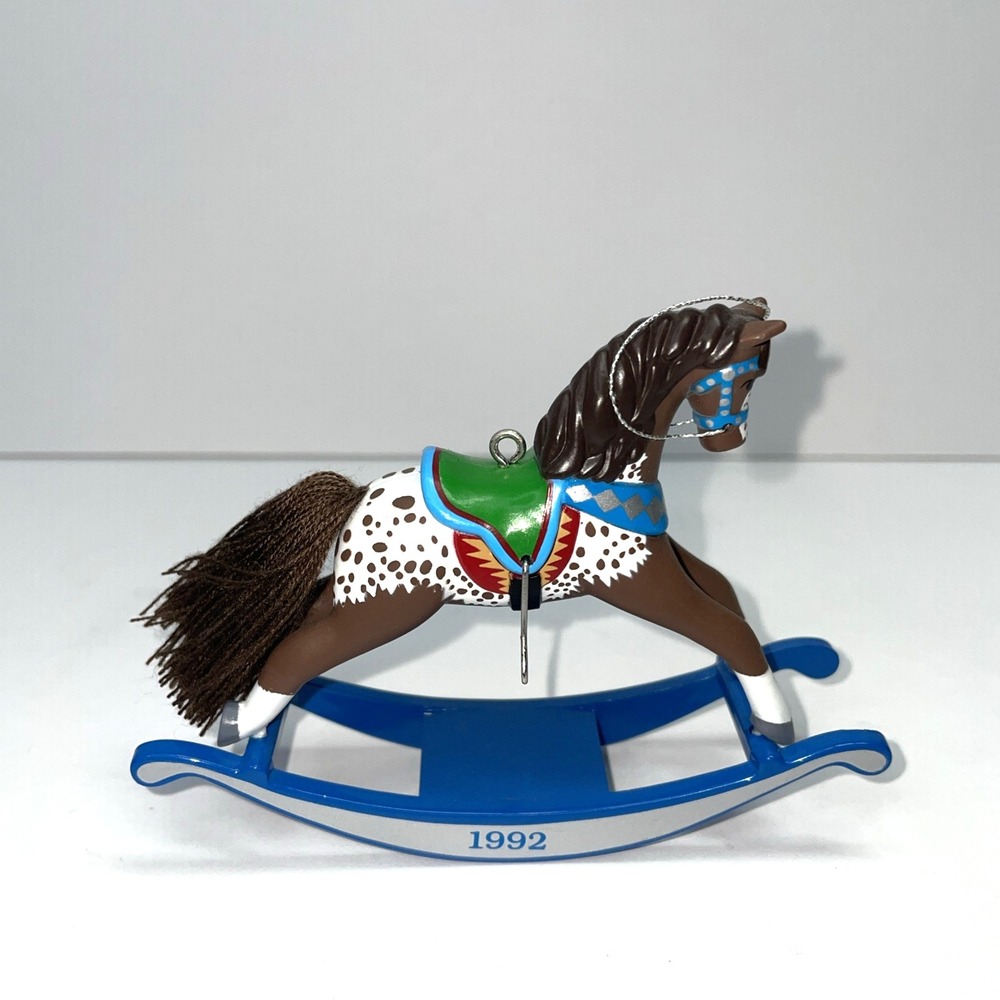 1992 Hallmark keepsake Ornament Rocking Horse Collectors Series Number 12 - Picture 2 of 4